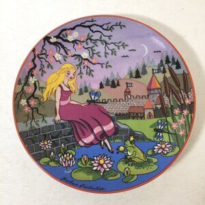 The Frog Prince West Germany Collector Plate Barbara Furstenhofer Froschkonig